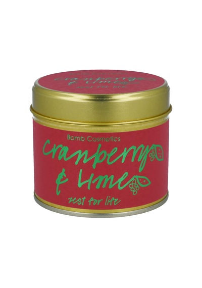 Cosmetics Cranberry Lime Teneke Mum Çok Renkli