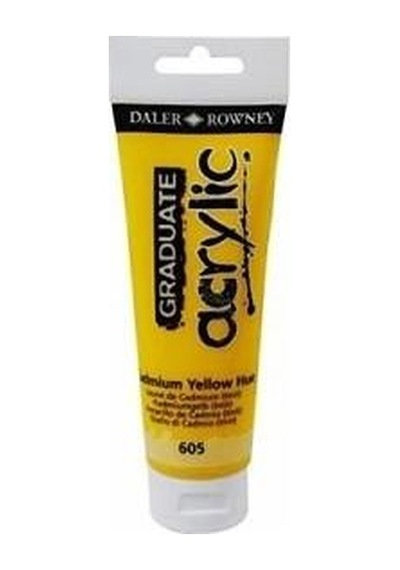 Daler Rowney Akrilik Boya 605 Cadmium Yellow Hue 120 ML