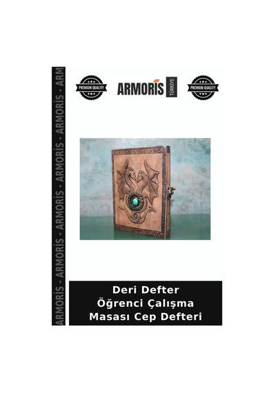 Deri Defter Öğrenci Çalışma Masası Cep Defteri Çok Renkli