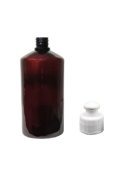 500ml Kahverengi Şişe Puspul Kapaklı, 24 Adet, Puspul Kapaklı Şişe, Deterjan Şişesi, Plastik Şişe, Sabun Şişesi, Duş Jeli Şişesi Kahverengi