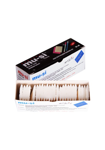 Buhar İle Uçan Çizgi Taşı Beyaz 25 Adet