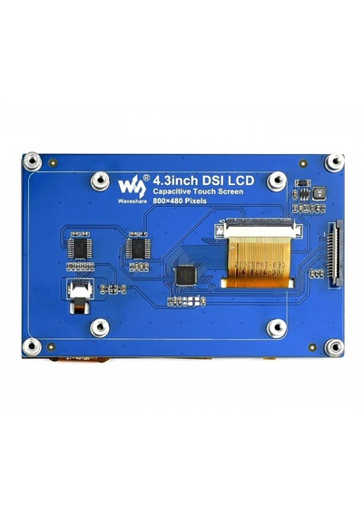 Raspberry Pi İçin 4.3 İnç Dsı Dokunmatik Lcd Ekran - Ips, 800x480, 16239