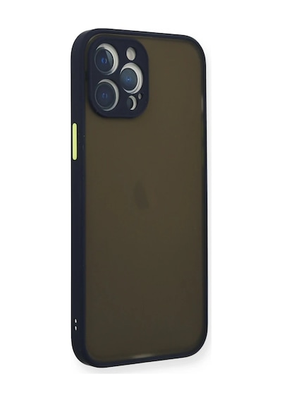 Apple Uyumlu iPhone 12 Pro Kılıf Montreal Silikon Kapak - Lacivert 0.2M-Çok Renkli