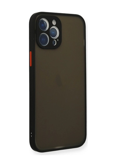 Ilkeshop Newface Apple iPhone Uyumlu 12 Pro Max Kılıf Montreal Silikon Kapak - Siyah