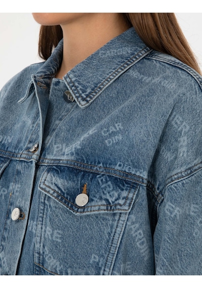 Pierre Cardin Kadın Açık Mavi Ceket Denim 50308527-vr003 Açık Mavi