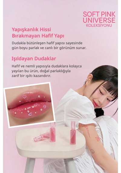 Peripera Doğal Tonlarda Uzun Süre Kalıcı Işıltılı Tint Perıpera Water Bare Tint 15 Buying Pink