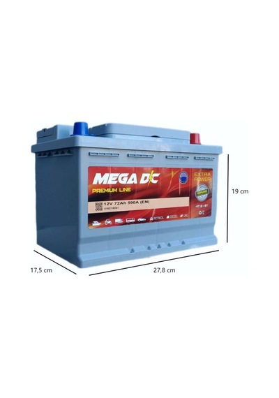 12v 72 Ah Mega Dc Akü Petlas Akü Üretim 2024 Petlas Üretim