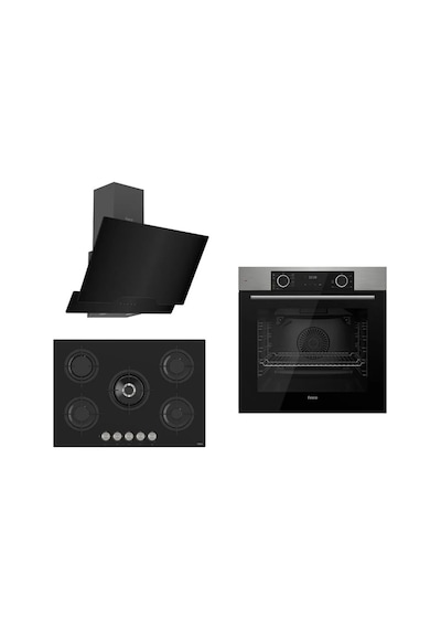 Ferre Fryart RS Serisi XE63MI - RS035 - D063 Inox - Siyah Ankastre Set