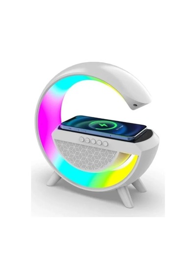 Ers- Kablosuz Şarj Standlı Rgb Hoparlör