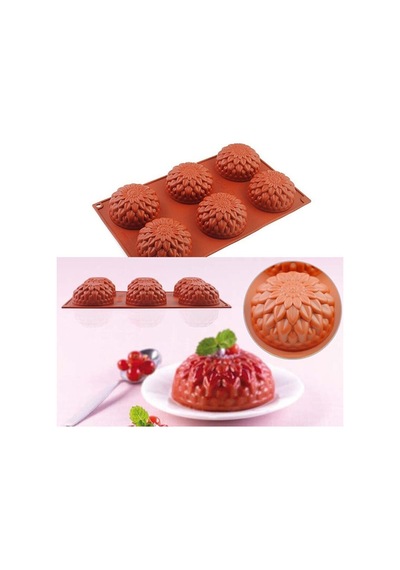Silikon Kek Pasta Sabun Mum Ve Epoksi Kalıbı 7x3,5cm Pembe