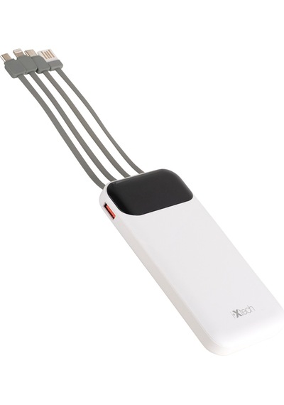 İxtech 10.000 Mah Powerbank Kablosuz Şarj Cihazı Beyaz Ix-pb025