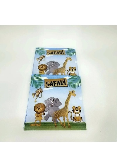 Safari Peçete 20 Adet Doğum Günü Konsept 33x33 Cm