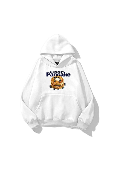 Kadın Blueberry Pancake Sweatshirt Beyaz Beyaz