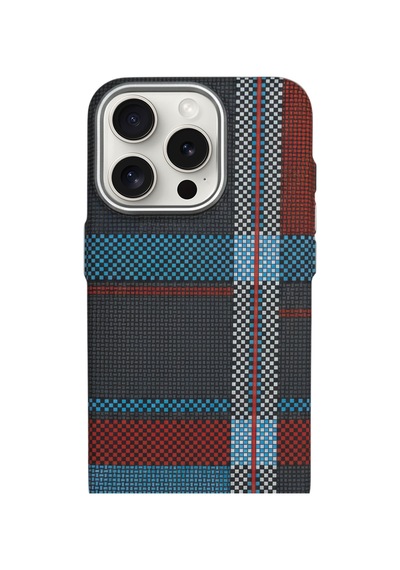 Aether Carbon Apple Uyumlu iPhone 14 Pro Max Magsafe Karbon Kılıf Urban Gridline Urban Gridline