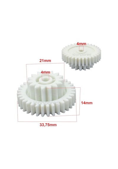 Goldmaster İle Uyumlu Gm-7239 Elenamax Mutfak Robotu Hazne Kapağı Aktarma Dişlisi