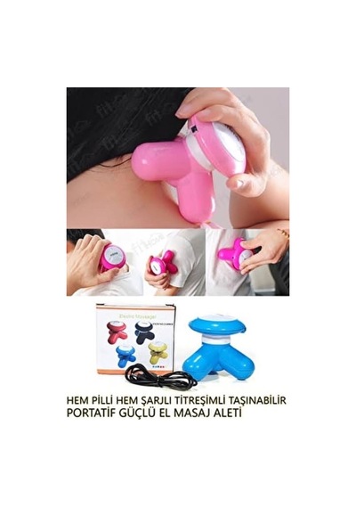 Titreşimli Masaj Aleti Model 213 Çok Renkli