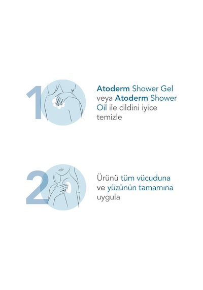 Atoderm Normal Ve Kuru Ciltler Nemlendirici Yüz Vücut Bakım Kremi 500 Ml Ve Sensibio Misel Su 500 Ml