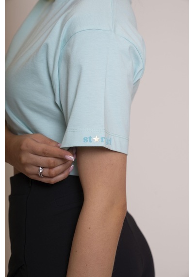 Afloow Delicate Kadın Mavi Oversize Kısa Kollu Crop Tişört %100 Pamuk Sırtı Baskılı Disco Top Tasarımı, Günlük Rahat Stil, Sokak Modası Mavi Afloow Delicate Kadın Mavi Oversize Kısa Kollu Crop Tişört %100 Pamuk Sırtı Baskılı Disco Top Tasarımı, Günlük Rahat Stil, Sokak Modası Mavi