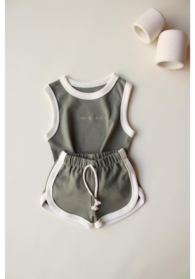Ohlalakoala Haki Unisex Atlet Şort Takım