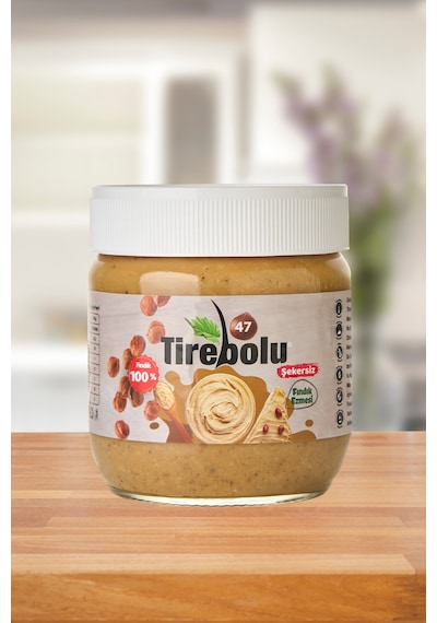 Tirebolu 47 %100 Fındık Şekersiz Fındık Ezmesi 300 G