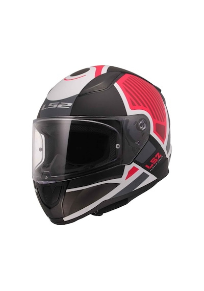 Ls2 Rapid 2 Grid Kapalı Kask Beyaz - Kırmızı