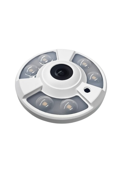 360 Panoramik Akıllı Kamera -5mp Ahd- 6 Ledli Gece Görüşü - Kör Noktasız