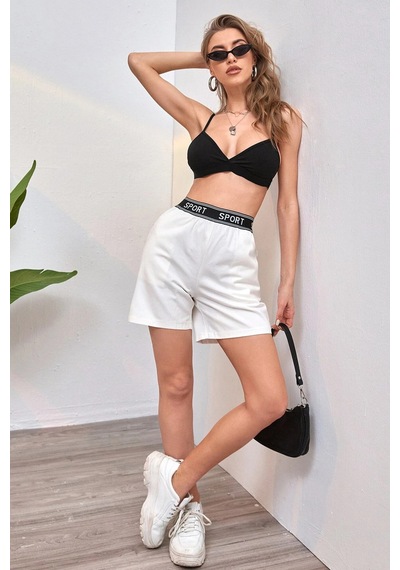 Moda Dua Kadın Siyah Kapsız Sırtı Açık Crop Top Bluz
