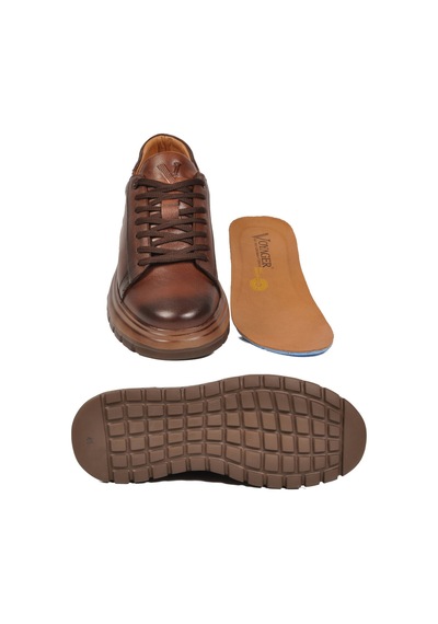 Voyager Taba Hakiki Deri Hafızalı Taban Erkek Casual Ayakkabı Sneaker M387 M Voyager Taba Hakiki Deri Hafızalı Taban Erkek Casual Ayakkabı Sneaker M387 M