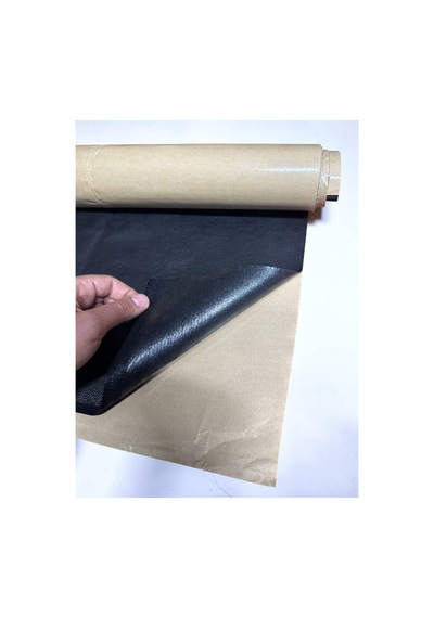 Yapışkanlı Siyah Suni Deri 100x150 Cm Döşemelik Kaplama Ve Dekorasyon Malzemesi Siyah