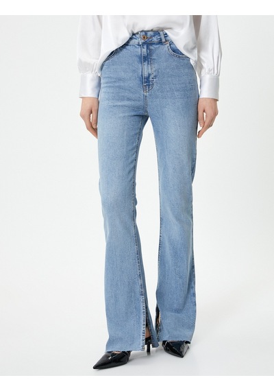 Koton İspanyol Paça Kot Pantolon Yırtmaç Detaylı Dar Kesim Standart Bel - Victoria Slim Jeans Açık İndigo 4sal40061md 4SAL40061MDLGT Açık İndigo Koton İspanyol Paça Kot Pantolon Yırtmaç Detaylı Dar Kesim Standart Bel - Victoria Slim Jeans Açık İndigo 4sal40061md 4SAL40061MDLGT Açık İndigo