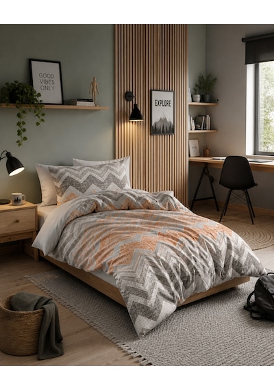Mystory Home Lastikli Çarşaflı Tek Kişilik Nevresim Takımı Superior