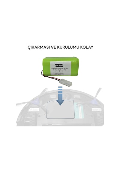 Xiaomi Mi Vacuum Mop 2in1 Essential  Robot Süpürge Bataryası (mjs