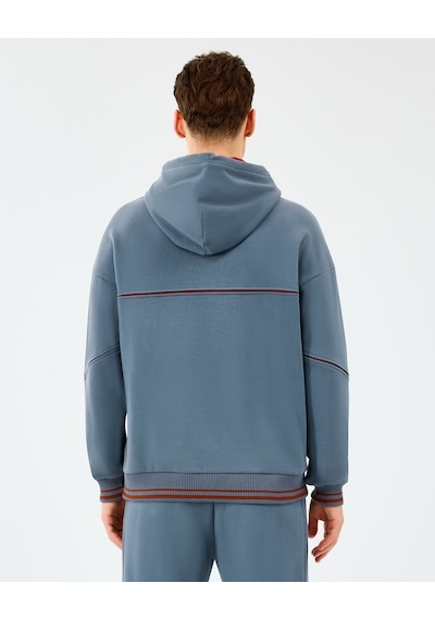 Skechers M Hoodie Sweatshirt Erkek Gri Sweatshirt S2520227-3998 Gri