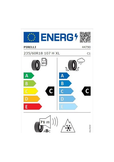 Pirelli 235/60 R18 107H XL Powergy Winter Kış Lastiği 2024