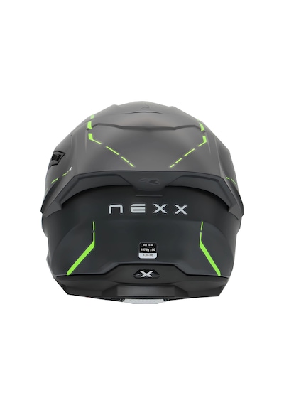 Nexx Y.100r React Mat Gri-yeşil Kask Yesıl