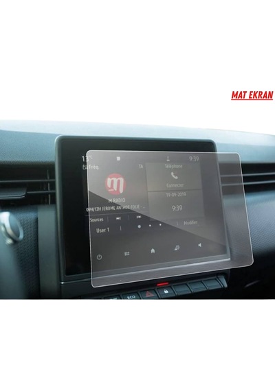 Renault Clio Evolution 2025 Navigasyon Ve Multimedya Uyumlu Mat Ekran Koruyucu