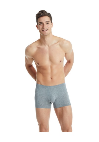 Blackspade Erkek Modal Elastan Boxer Silver 9310 - Gri Melanj