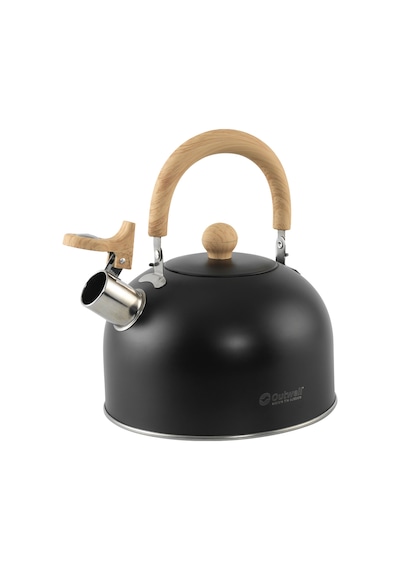 Outwell Tea Break Kettle Lux 1.8 Litre M Black Düdüklü Çaydanlık Demlik Siyah