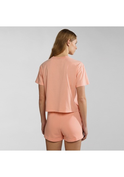 Napapijri S-ıaato Kadın Pembe T-shirtnp0a4hoep1ı1