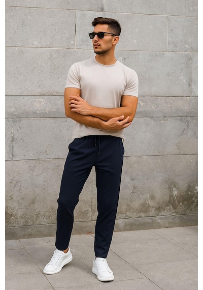 Rich Erkek Slim Fit Modern Kesim Jogger Eşofman Altı - Şık Ve Spor Bağcıklı Pantolon Çok Renkli