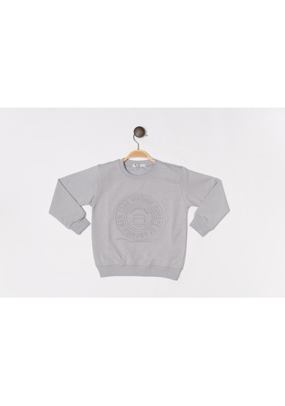 Modalı Çocuk Newyork Rtr0002 Kabartma Baskılı Sweatshirt