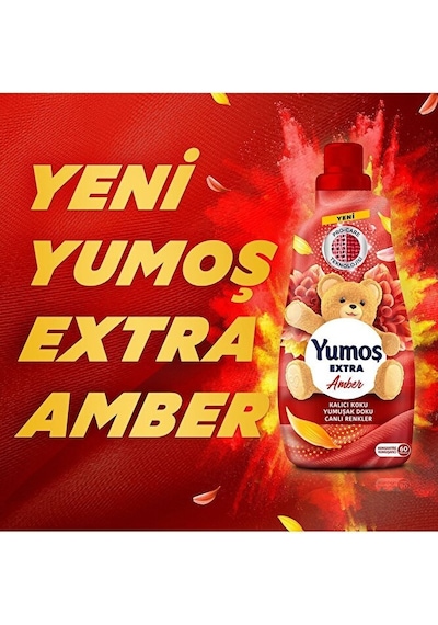 Yumoş Yumuşatıcısı Amber 1440ml 2adet Omo Active Fresh Toz Çamaşı 3'lü Set