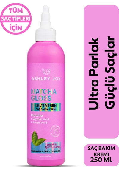 Matcha Gloss Glikolik Asit İçeren Işıltı Ve Parlaklık Veren Saç Bakım Kremi