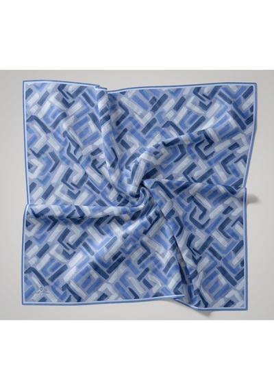 Silk Home Soft Eşarp 73096-19 Bebe Mavi, Saks, Gümüş, Mavi