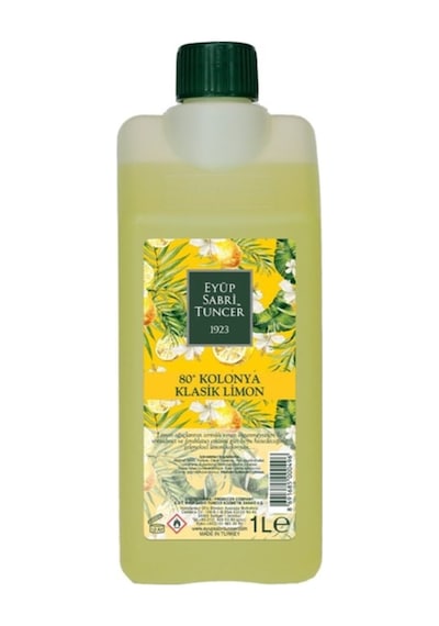 Eyüp Sabri Tuncer Klasik Limon Kolonyası Kilitli Kapak 1 Litre 769930926881
