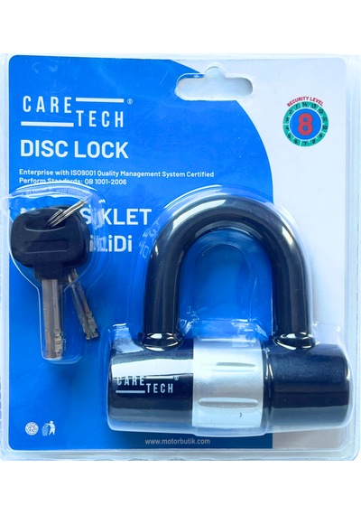 Caretech Ct-323 Motosiklet Ve Bisiklet İçin U Kilit