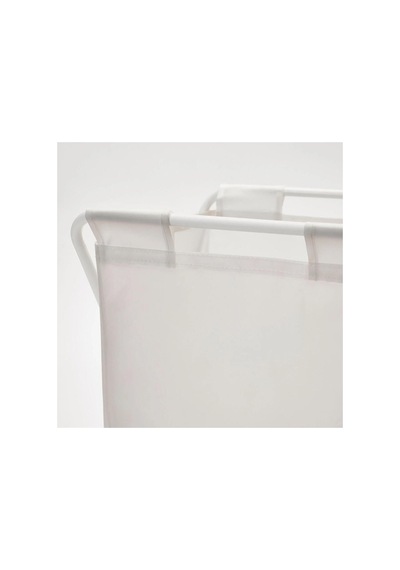 Ikea 50 Litre Beyaz,katlanır, Çamaşır Sepeti Açılır Kapanır Pratik Kirli Sepeti 50 Lt U42x G43x Y60 Cm Çok Renkli