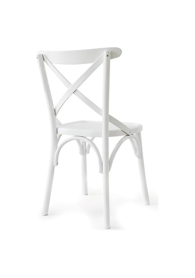 Gazzini Thonet Ahşap Sandalye Beyaz