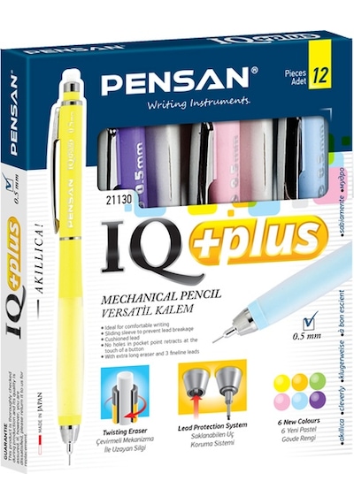 Pensan Versatil Kalem IQ 0.7 MM 21130 (12 Adet)