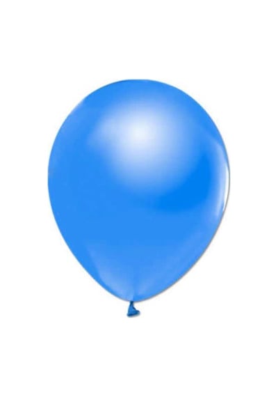 Benim Marifetlerim Metalik Mavi Balon 12 inch 25 Adet